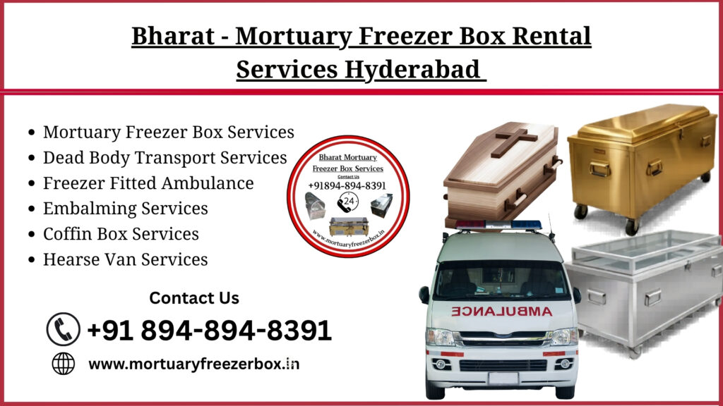 Freezer box for dead body in Santoshnagar